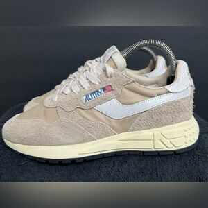 Womens Autry Reelwind Low Size 9 39 Nylon Hairy Suede $225